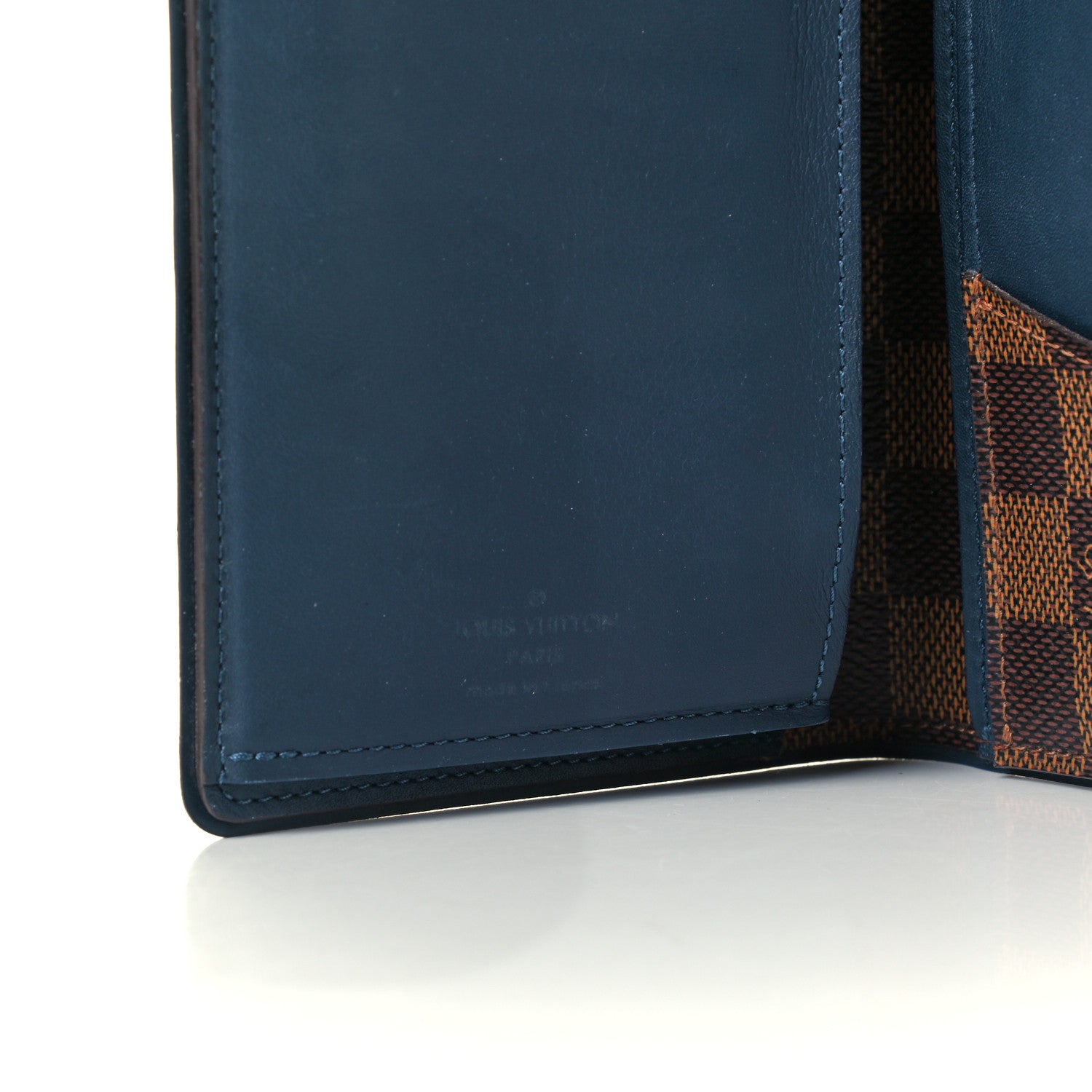 Louis Vuitton Damier Ebene Wallet Marine 9 of 11