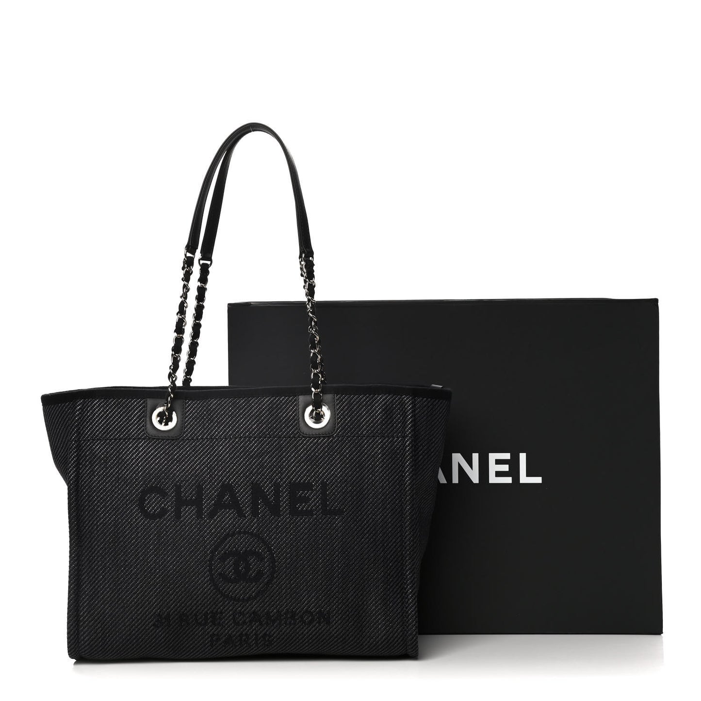 Mixed Fibers Small Deauville Tote Black