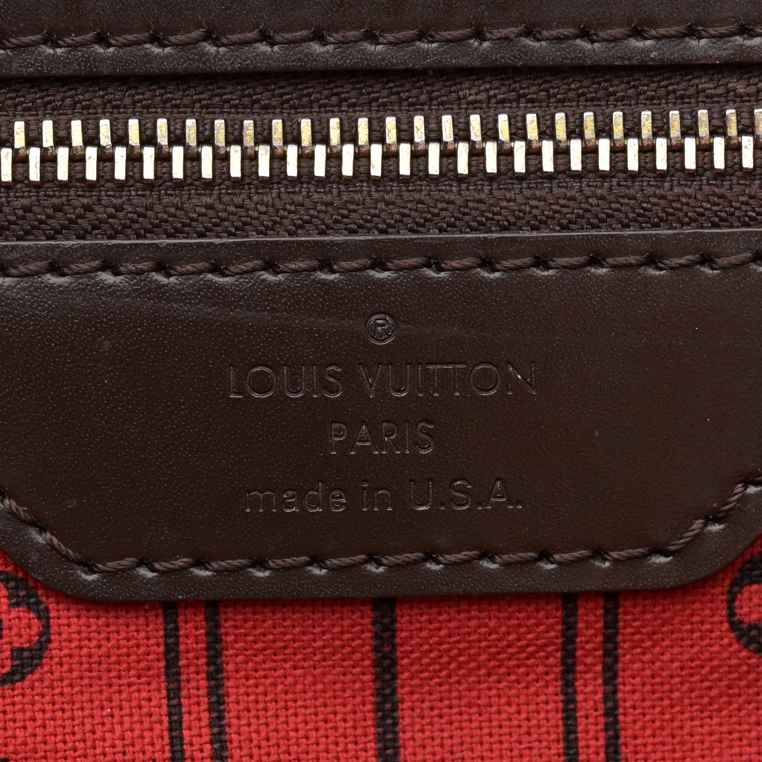 Louis Vuitton Damier Ebene Neverfull MM 6 of 11