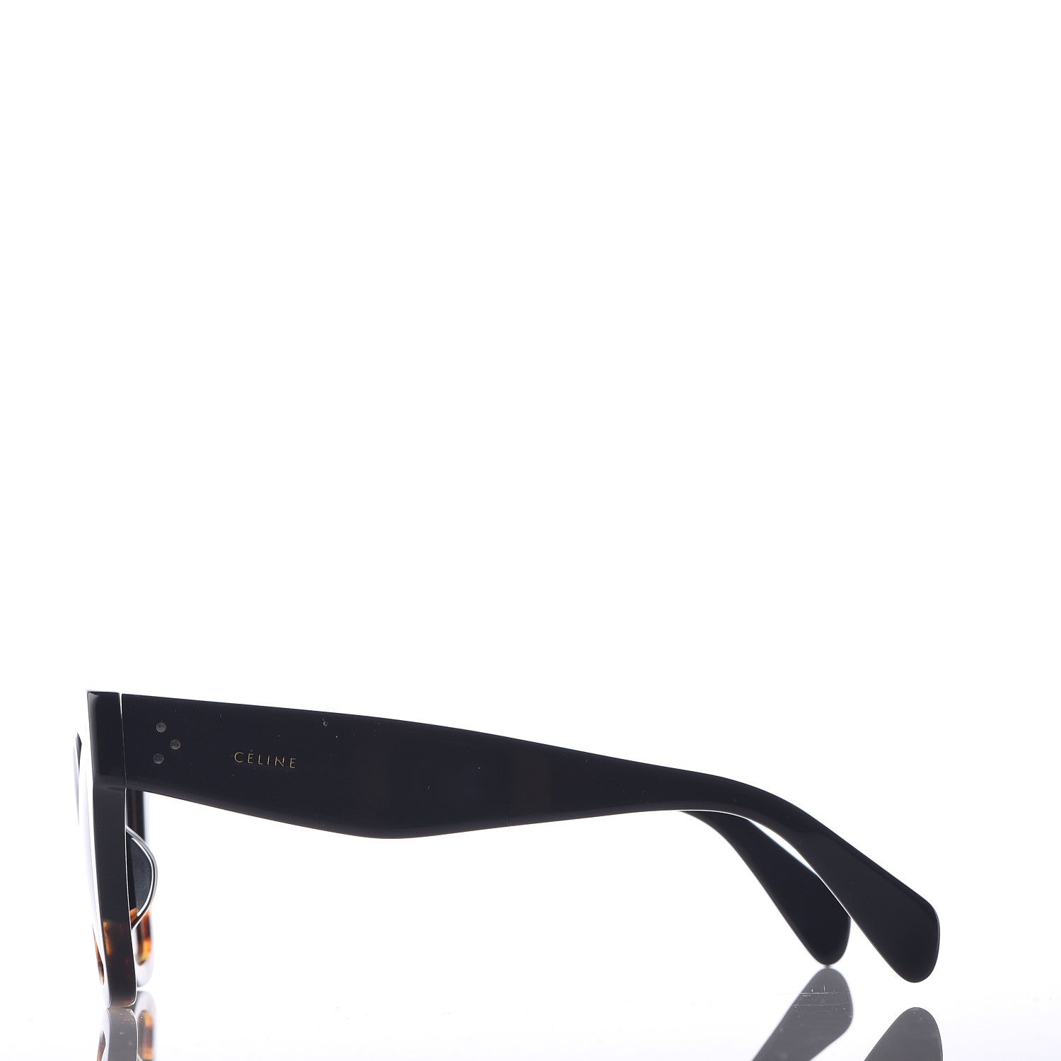 Celine Catherine Sunglasses CL 41098/F/S Black Havana 3 of 6