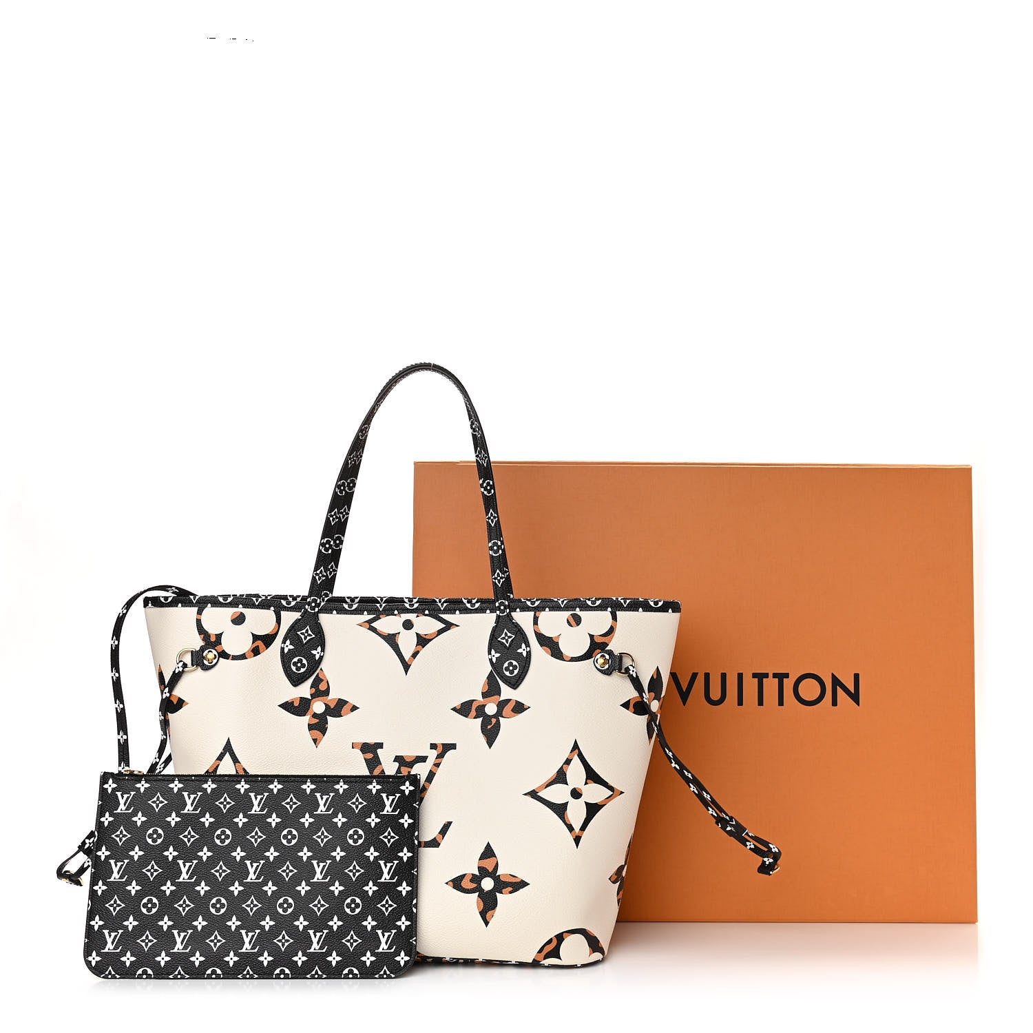 Louis Vuitton Monogram Giant Jungle Neverfull MM Ivory 12 of 12