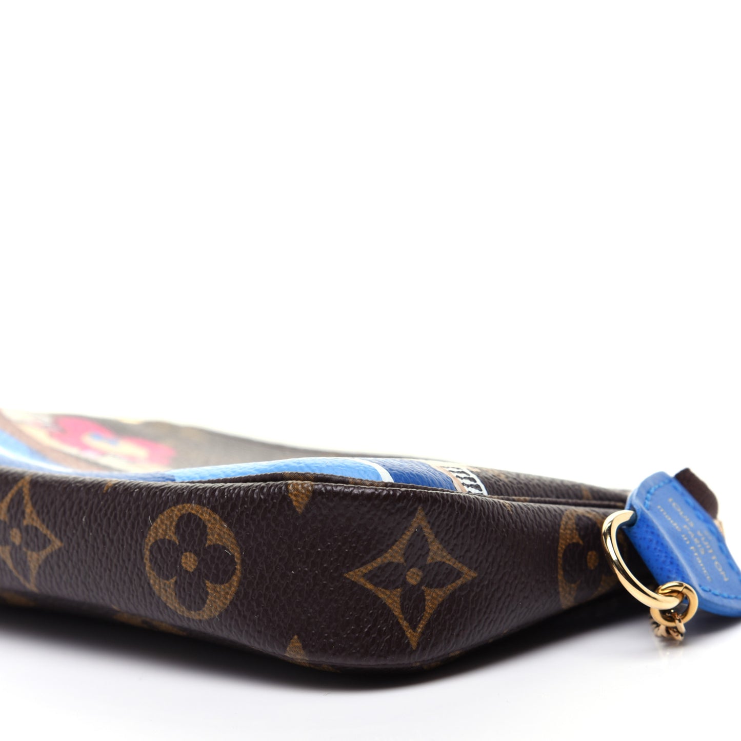 Monogram 2019 Christmas Animation Mini Venice Pochette Accessories Blue