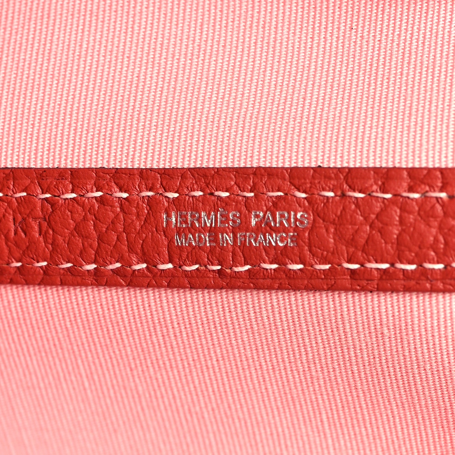 Hermes Toile Militaire Vache Country Garden Party Tote 36 MM Rose Sakura Rouge Duchesse 6 of 10