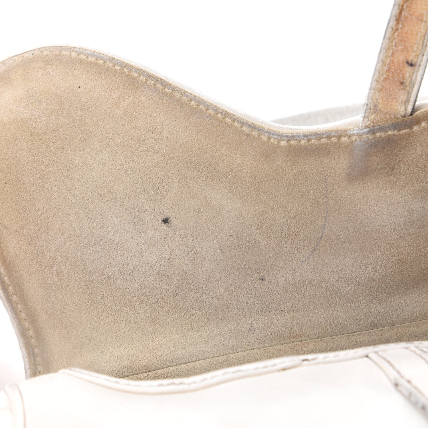 Christian Dior Calfskin Saddle Bag White 14 of 14