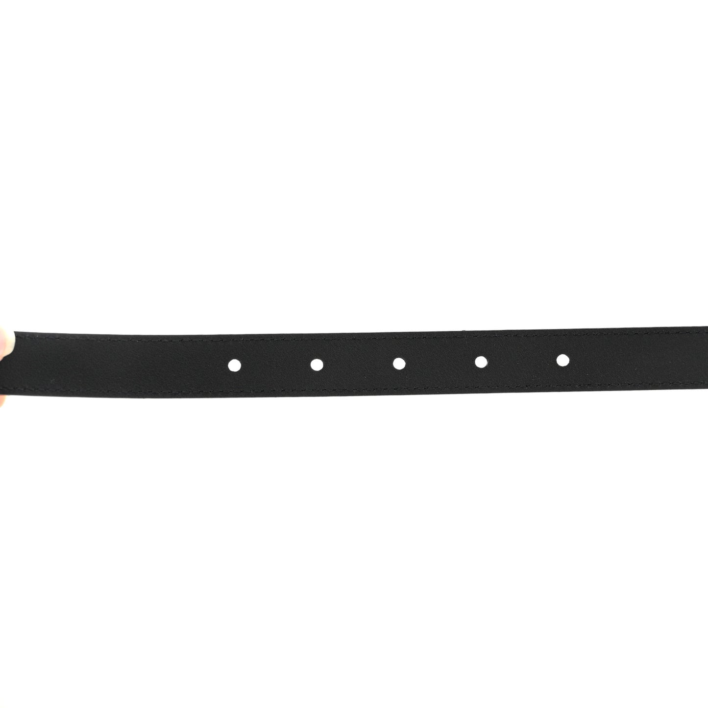 Calfskin Double G 20mm Belt 75 30 Black