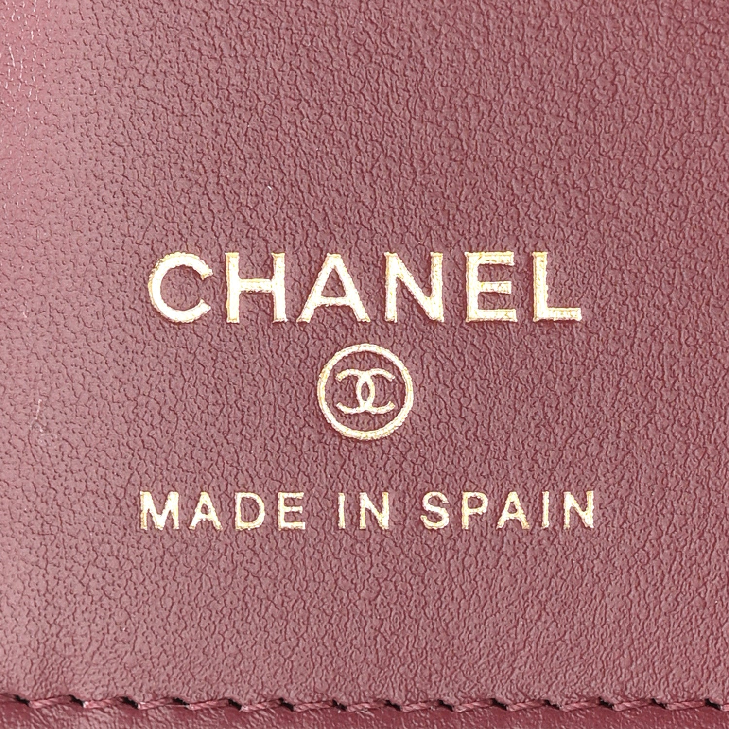 Chanel Caviar Quilted Passport Holder Dark Burgundy 6 of 8