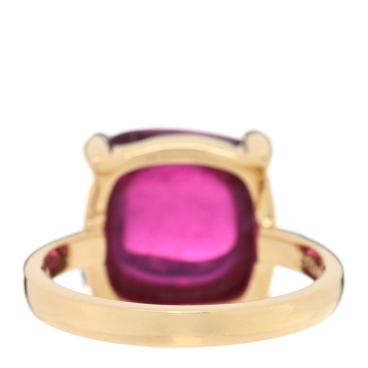 18K Yellow Gold Rubelitte 12mm Paloma Picasso Sugar Stacks Ring 53 6.5