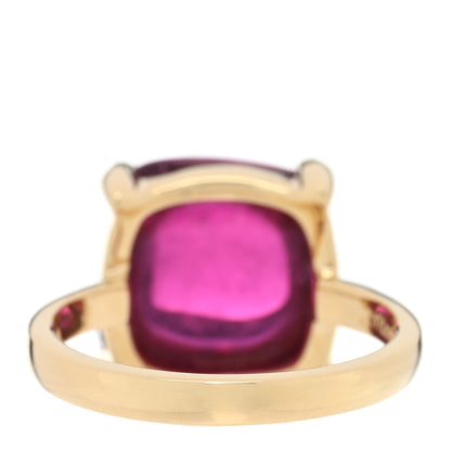 Tiffany 18K Yellow Gold Rubelitte 12mm Paloma Picasso Sugar Stacks Ring 53 6.5 3 of 5