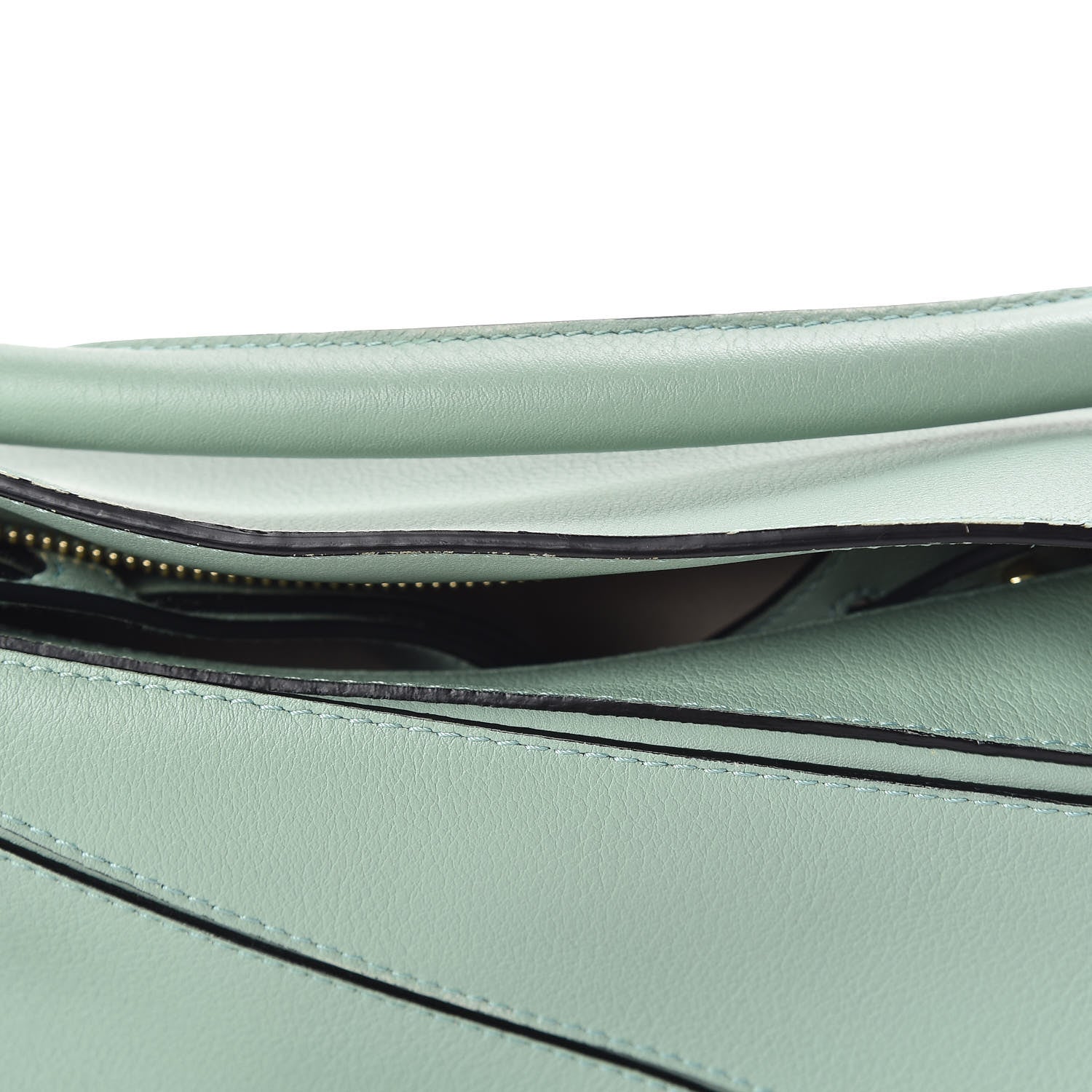 Loewe Calfskin Small Puzzle Bag Sea Water Green 8 of 12