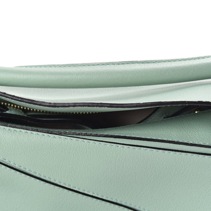 Loewe Calfskin Small Puzzle Bag Sea Water Green 8 of 12