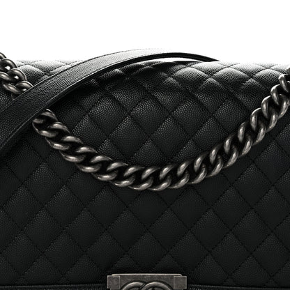 Chanel Caviar Quilted New Medium Boy Flap Black 8 of 10