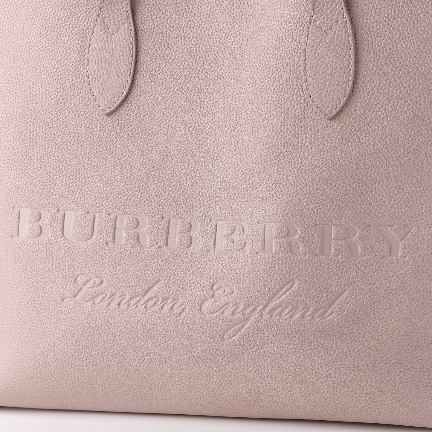 Grainy Calfskin Remington Tote Pale Ash Rose