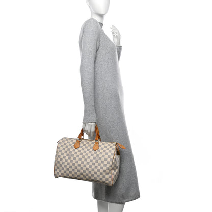 Louis Vuitton Damier Azur Speedy 35 2 of 12