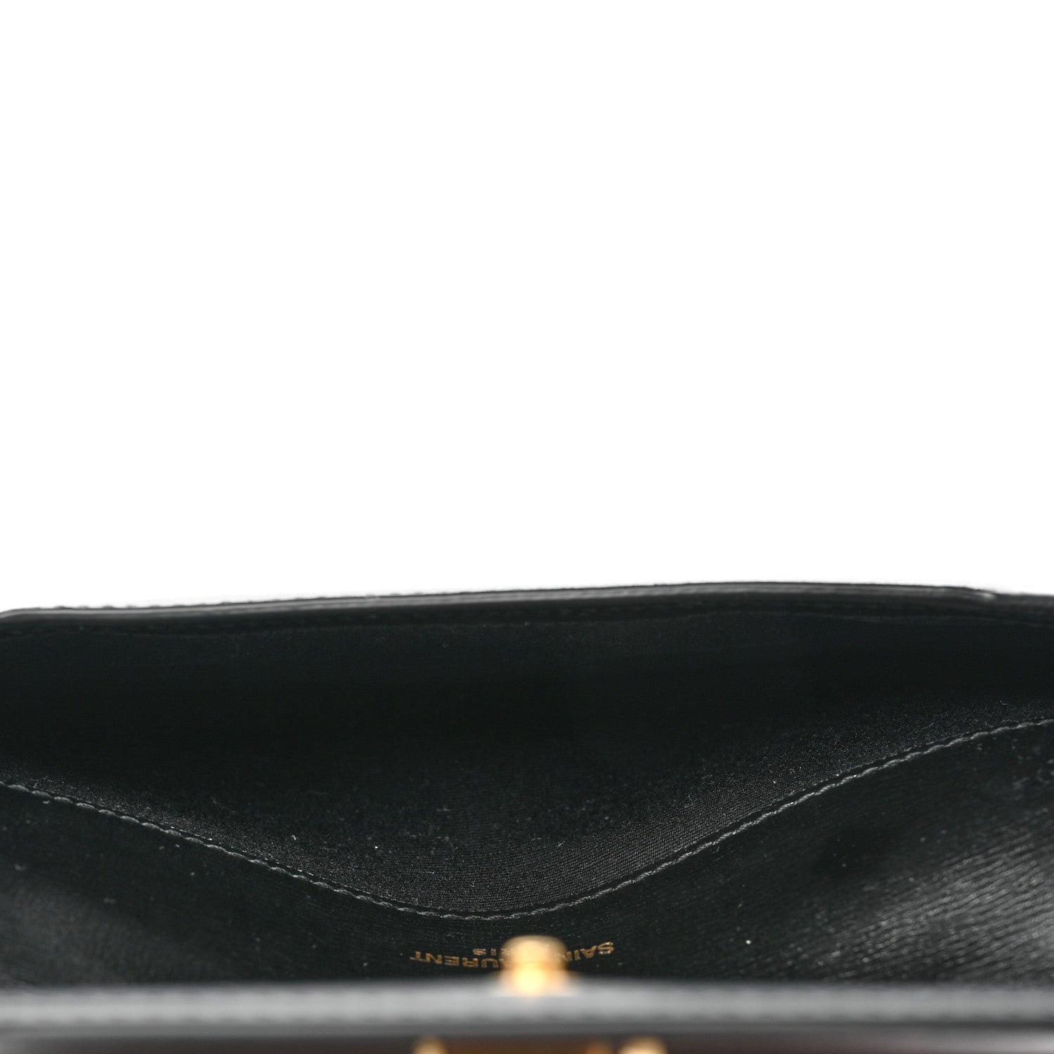 Saint Laurent Smooth Calfskin Monogram Phone Holder Crossbody Black 5 of 8