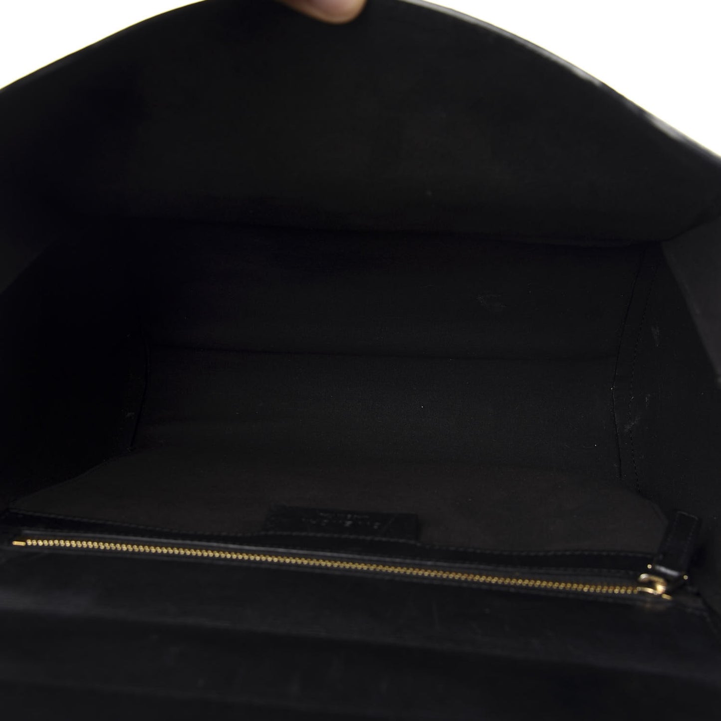 Textured Calfskin Medium Pandora Box Crossbody Bag Black