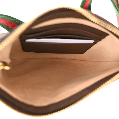 Gucci GG Supreme Monogram Web Ophidia Utility Belt Bag 85 34 Beige Ebony New Acero 5 of 10
