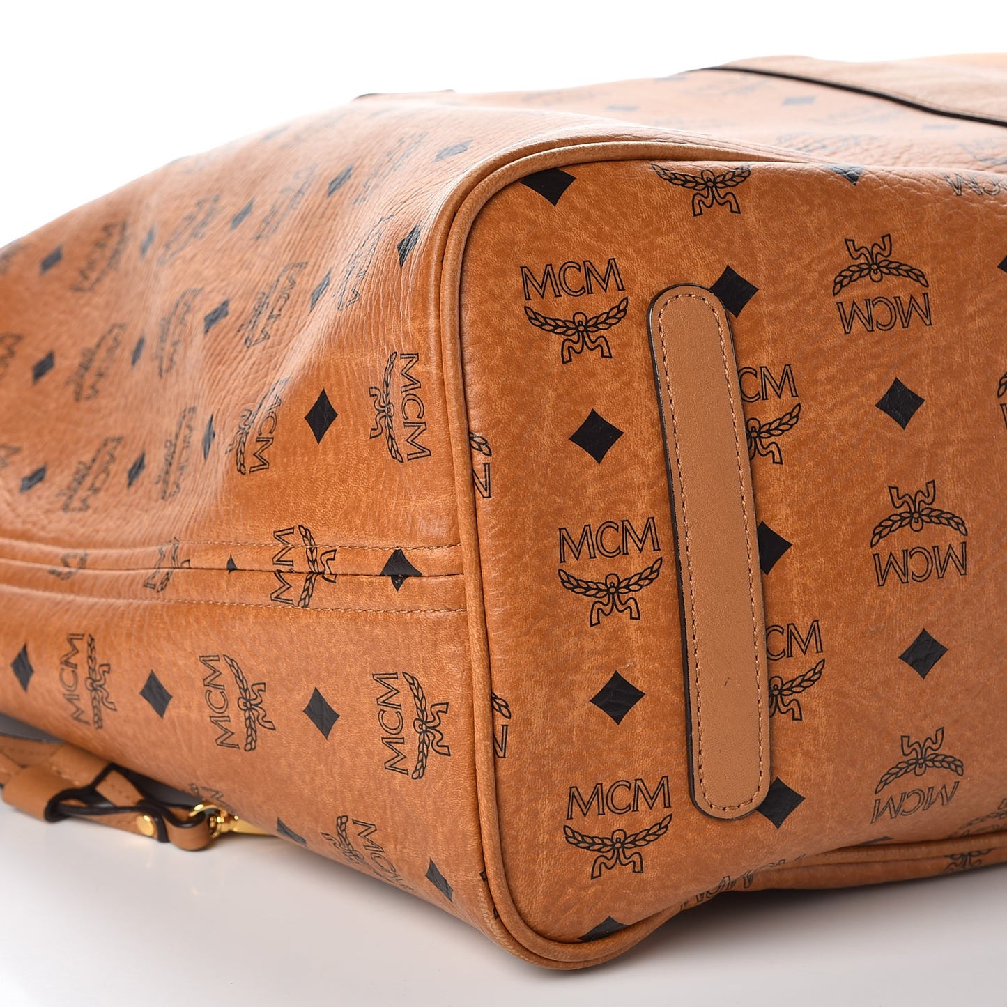 Visetos Large Liz Reversible Shopper Tote Cognac