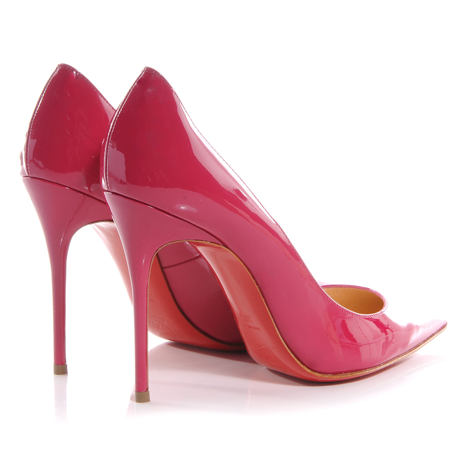 Christian Louboutin Patent Pigalle Follies 120 Pinky 38.5 4 of 6