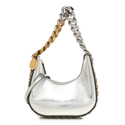 Stella McCartney Eco Alter Nappa Mini Frayme Shoulder Bag Silver 1 of 7