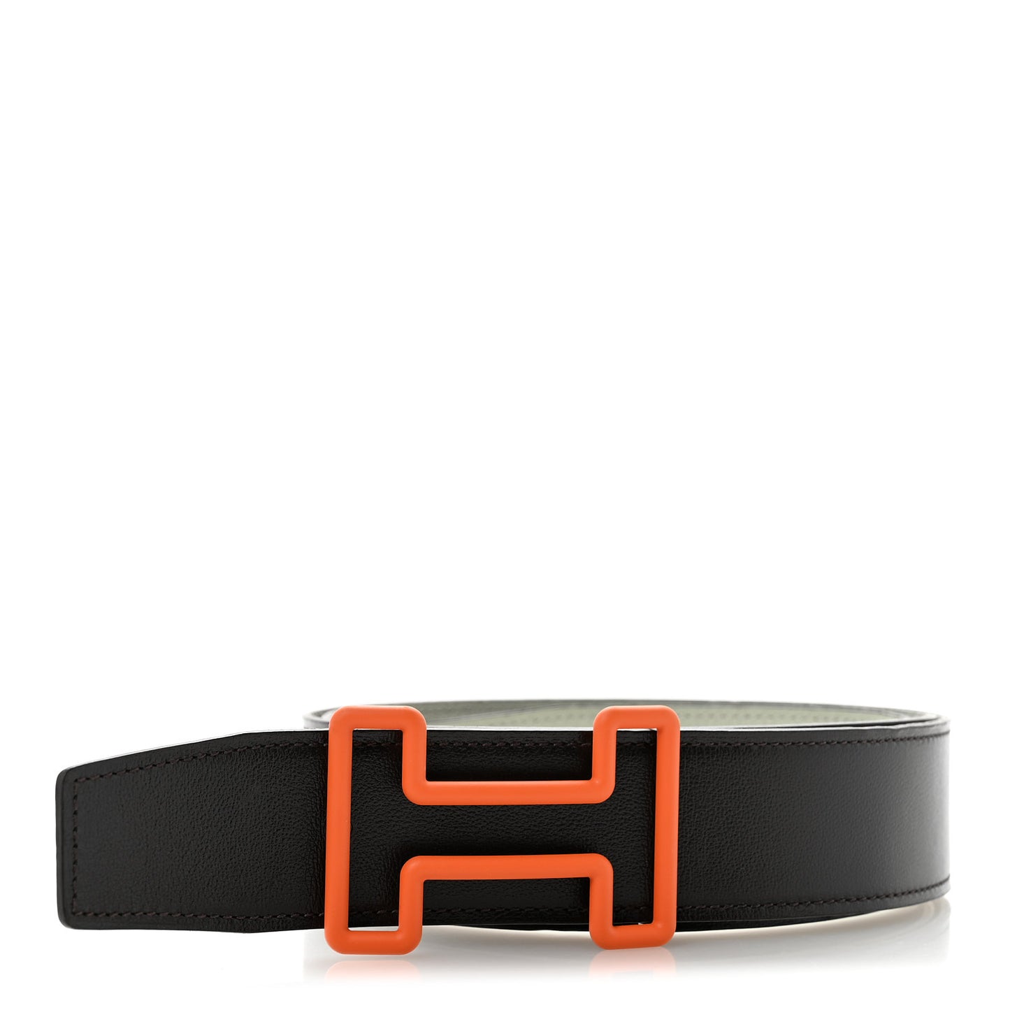 Box Togo Rubber 38mm Tonight Reversible Belt 105 42 Chocolate Gris Neve Orange