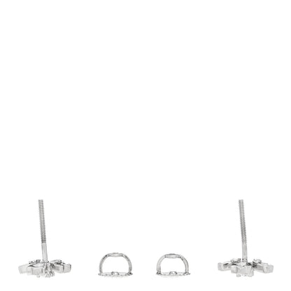 Tiffany Platinum Diamond Floret Stud Earrings 3 of 5