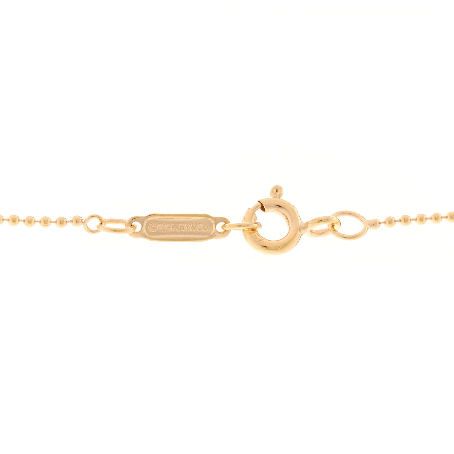 18K Rose Gold Diamond Small Daisy Key Pendant Necklace