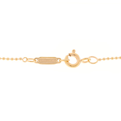 Tiffany 18K Rose Gold Diamond Small Daisy Key Pendant Necklace 4 of 6