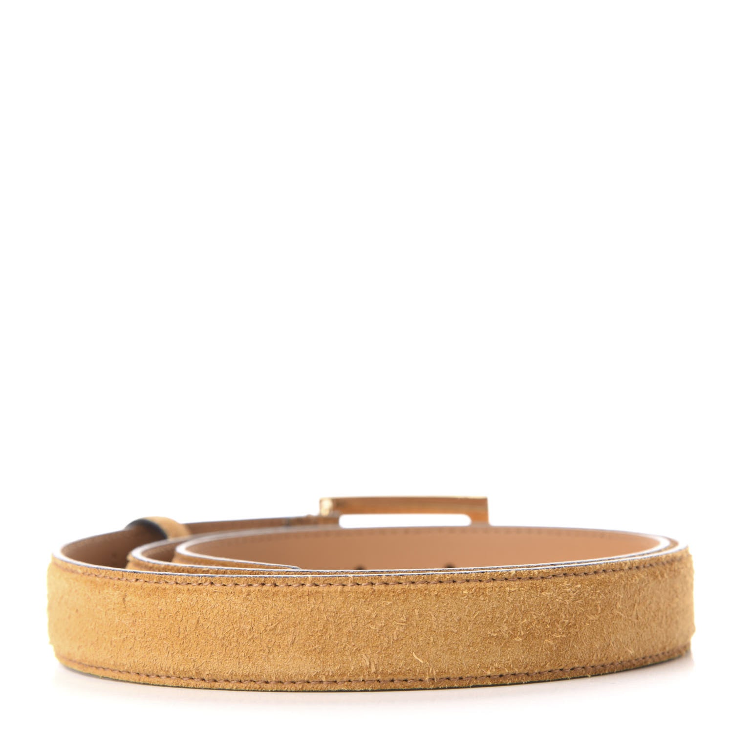 Gucci Suede Icaro G Cube 25mm Belt 90 36 Light Cognac 2 of 5