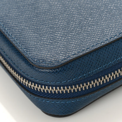 Louis Vuitton Taiga Zippy XL Wallet Blue Red 12 of 14