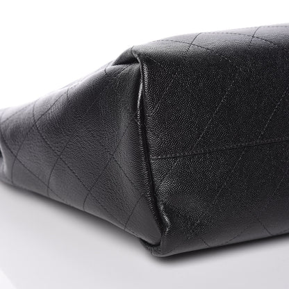Chanel Caviar Stitched Large Shopping Tote Black 8 of 9
