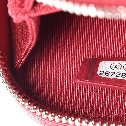 Chanel Caviar Quilted Classic Clutch With Chain Pink 7 of 8