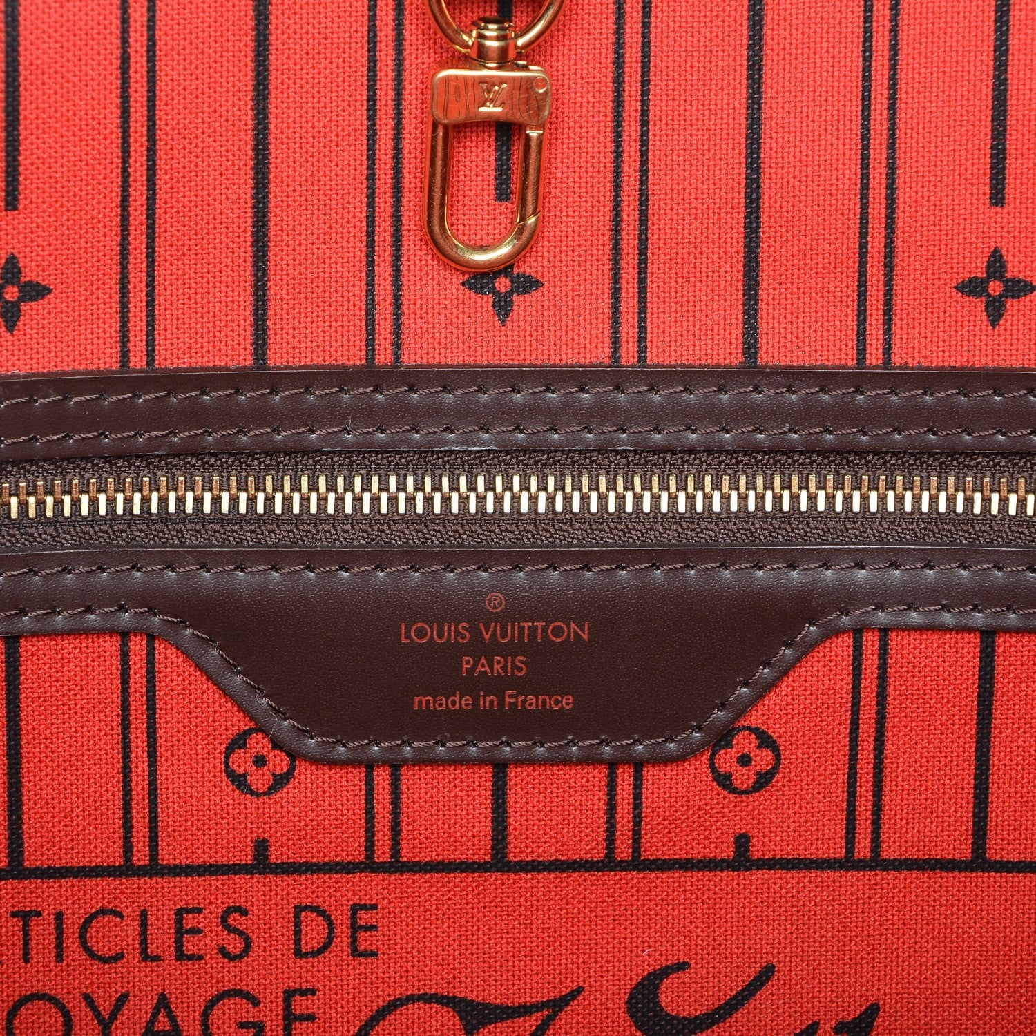 Louis Vuitton Damier Ebene Neverfull GM 6 of 7