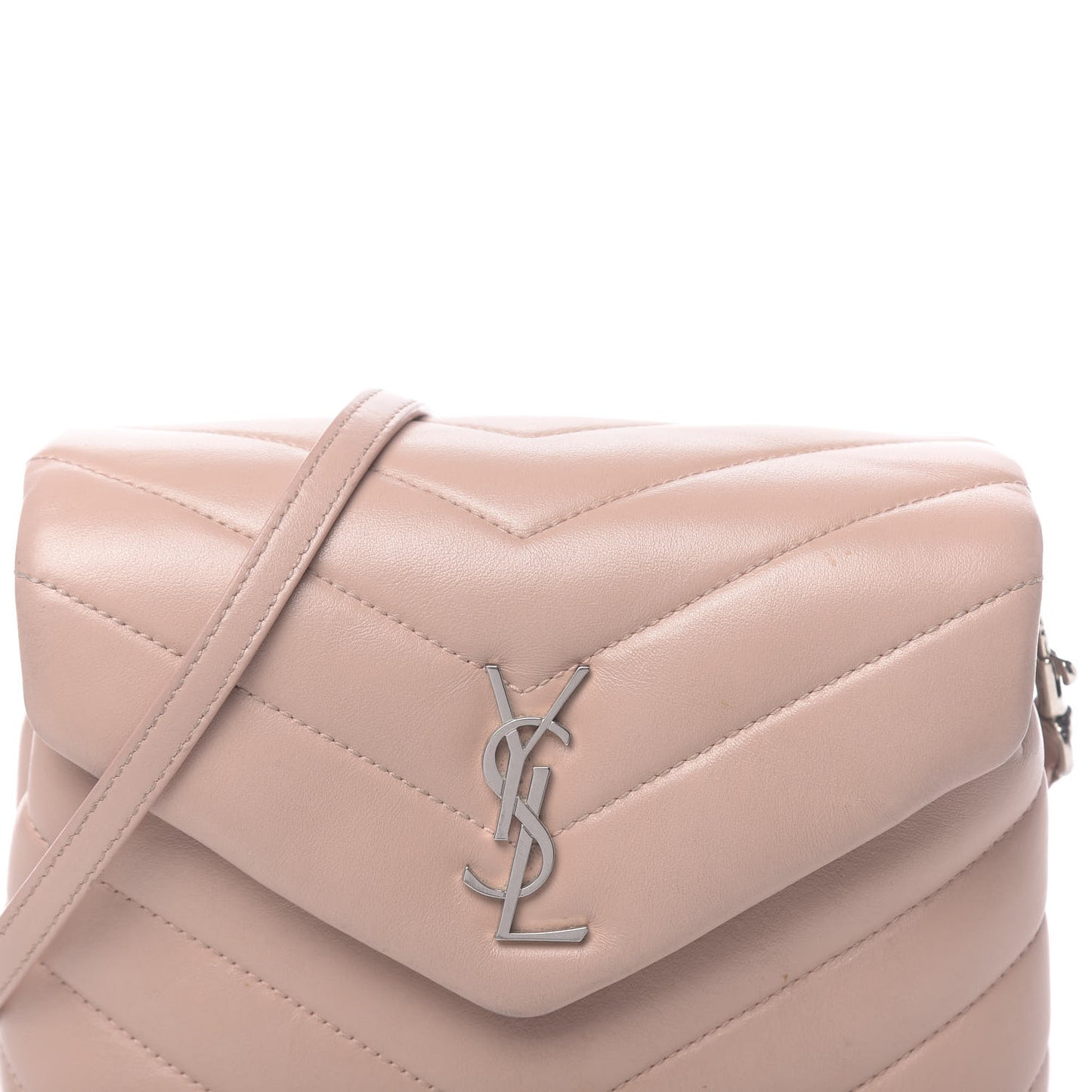 Calfskin Y Quilted Monogram Toy Loulou Crossbody Bag Tender Pink