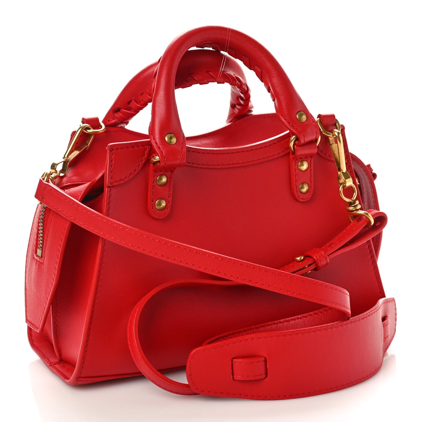 Smooth Calfskin Neo Classic Gold Hardware Mini City Red