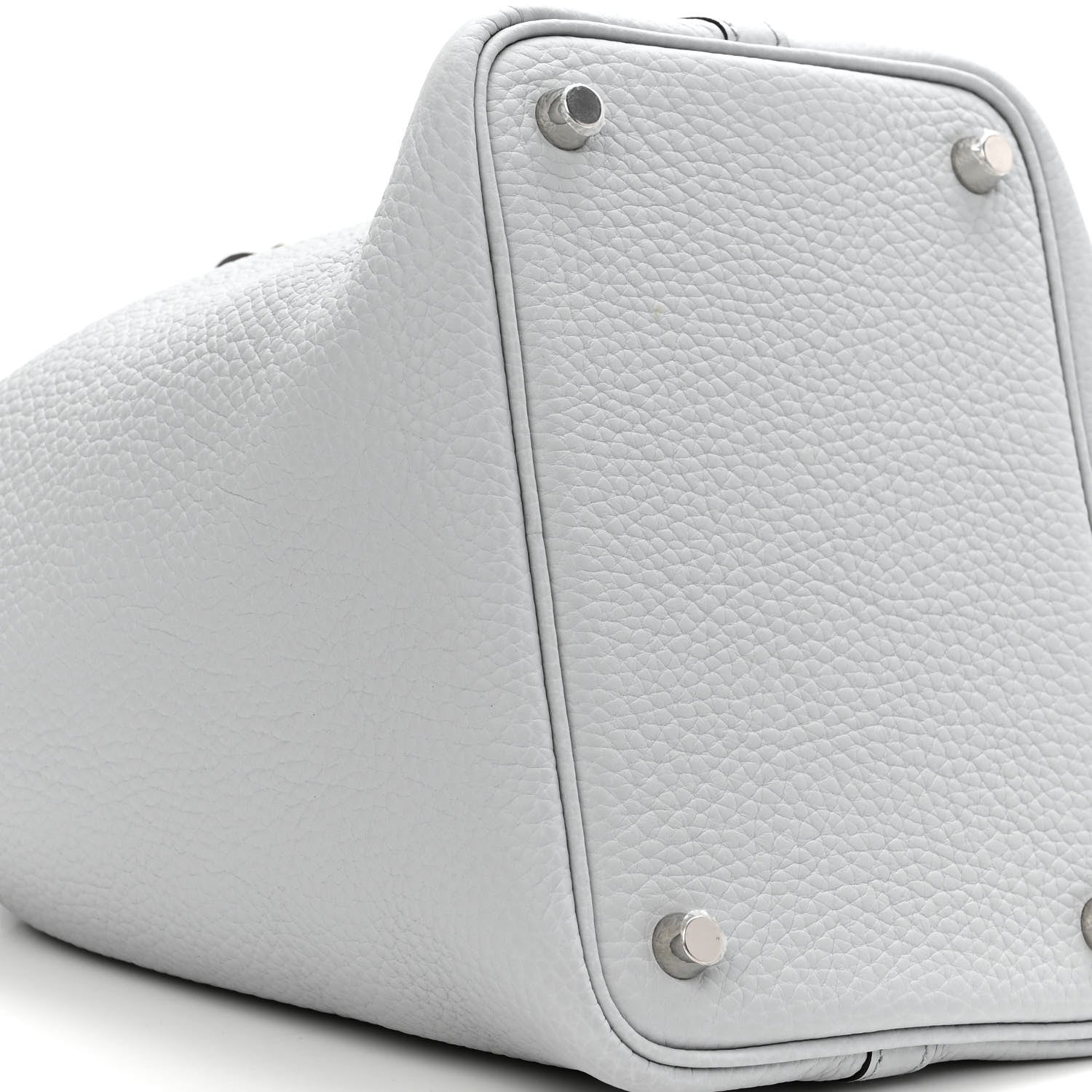 Hermes Taurillon Clemence Picotin Lock 18 PM Bleu Pale 9 of 11