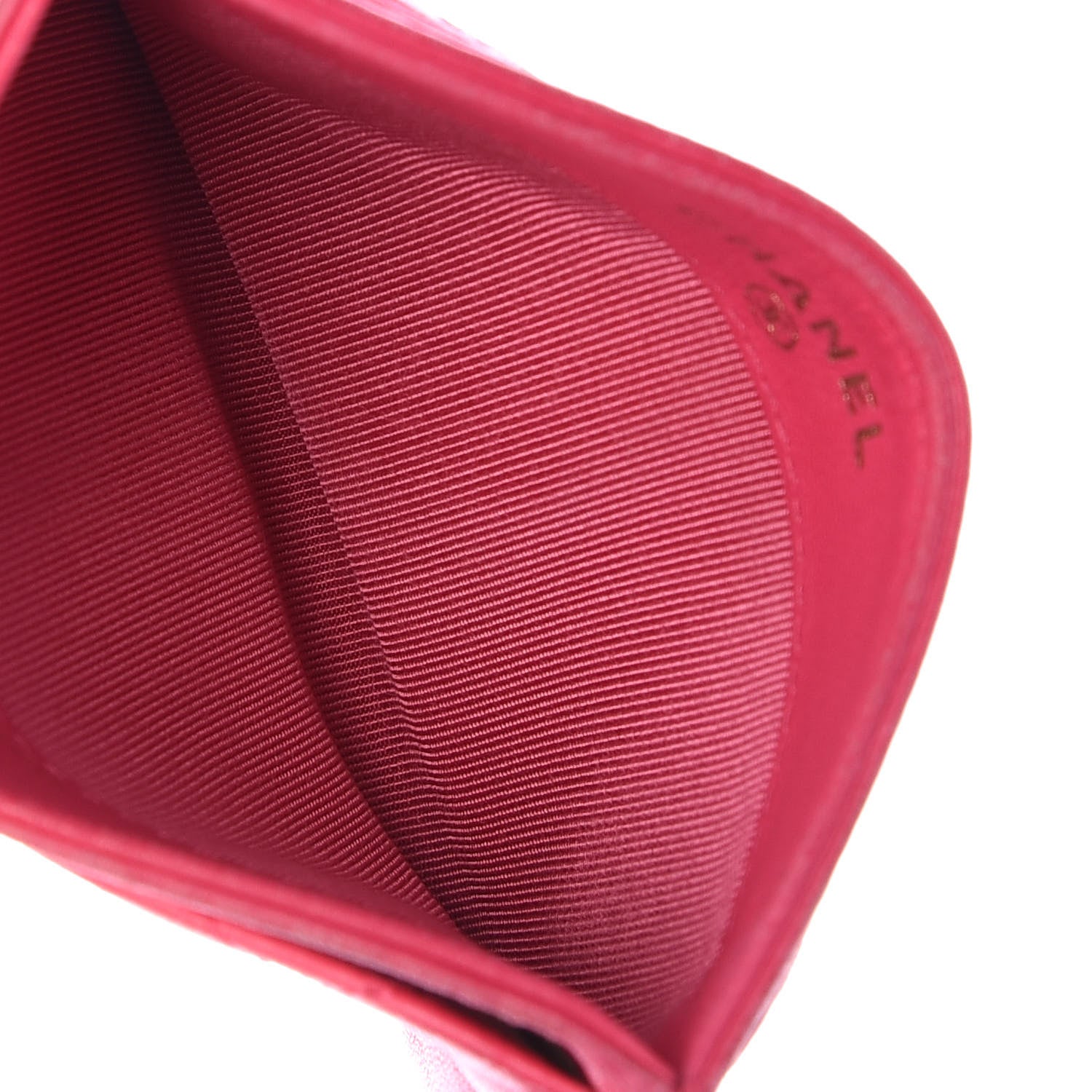 Chanel Lambskin Quilted Card Holder Pink 5 of 9