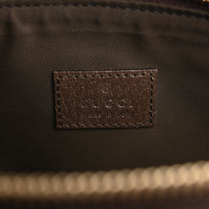 Gucci GG Supreme Monogram Textured Calfskin Web Large Ophidia Cosmetic Case Beige Ebony New Acero 5 of 10