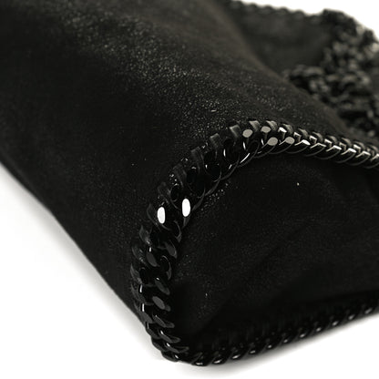 Stella McCartney Shaggy Deer Mini Falabella Fold Over Tote Black 10 of 12