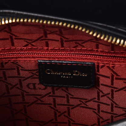 Christian Dior Lambskin Cannage Medium Lady Dior Black 6 of 14