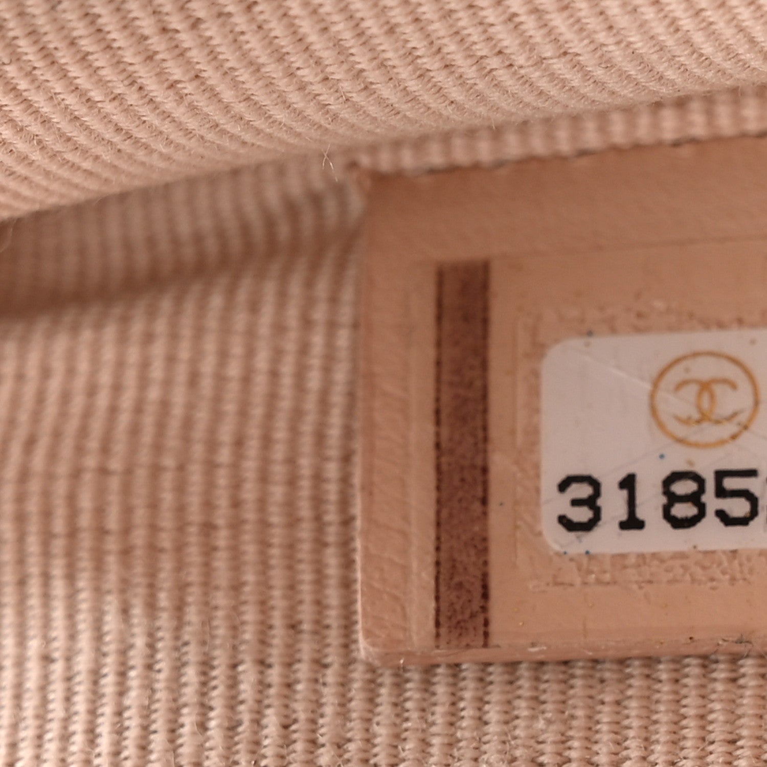 Chanel Caviar Quilted Zip Card Holder Wallet Light Beige 7 of 12