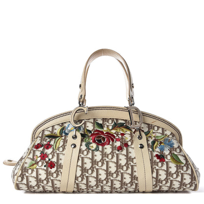 Christian Dior Monogram Vintage Flowers Bowler Beige 1 of 17