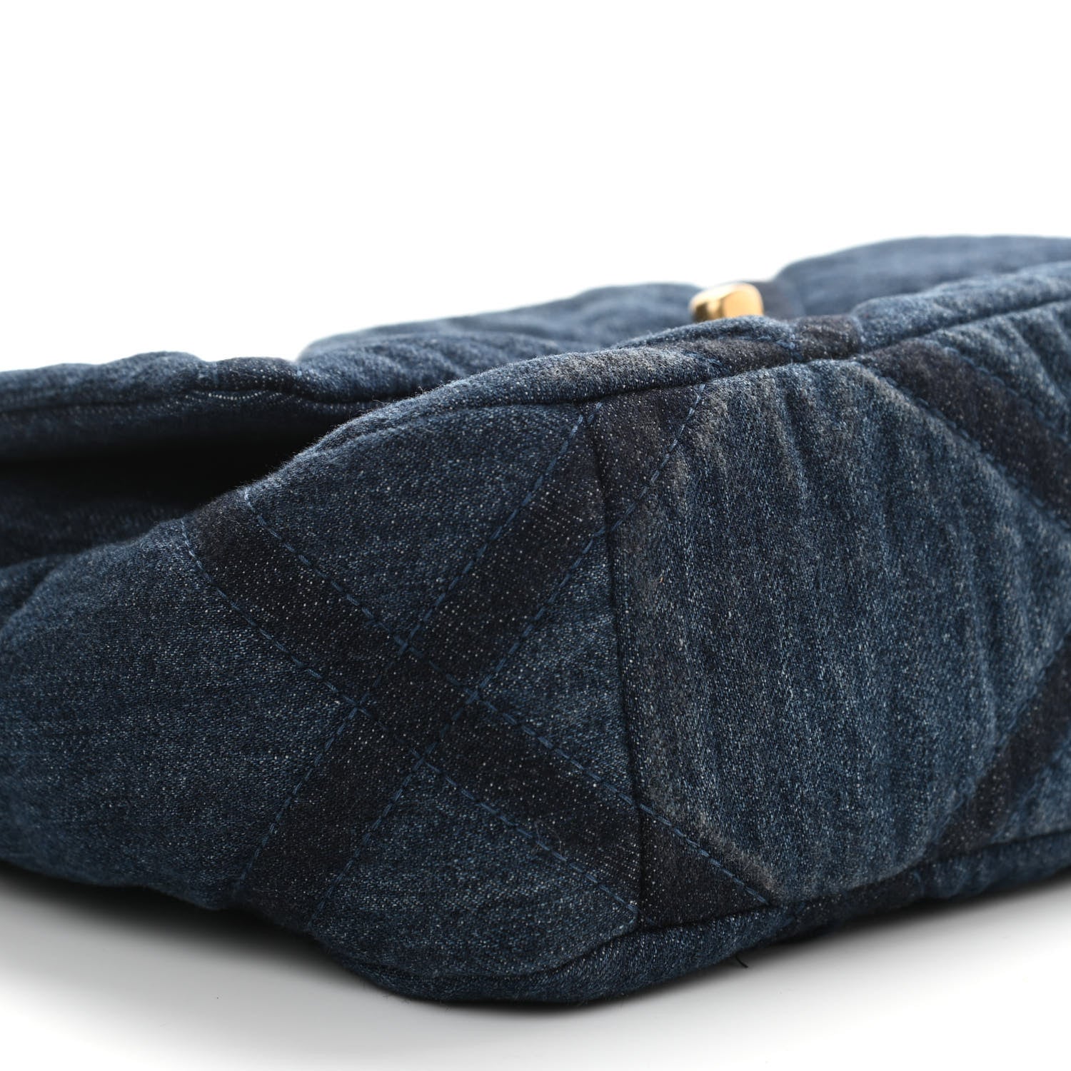 Chanel Denim Quilted Medium Chanel 19 Flap Blue 8 of 9