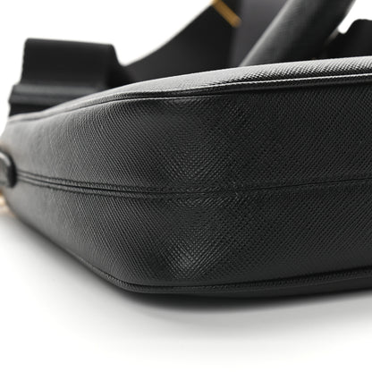 Prada Saffiano Lux Re-Edition 2005 Shoulder Bag Black 9 of 10