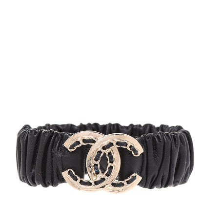 Chanel Lambskin CC Chain Bracelet Black 1 of 5