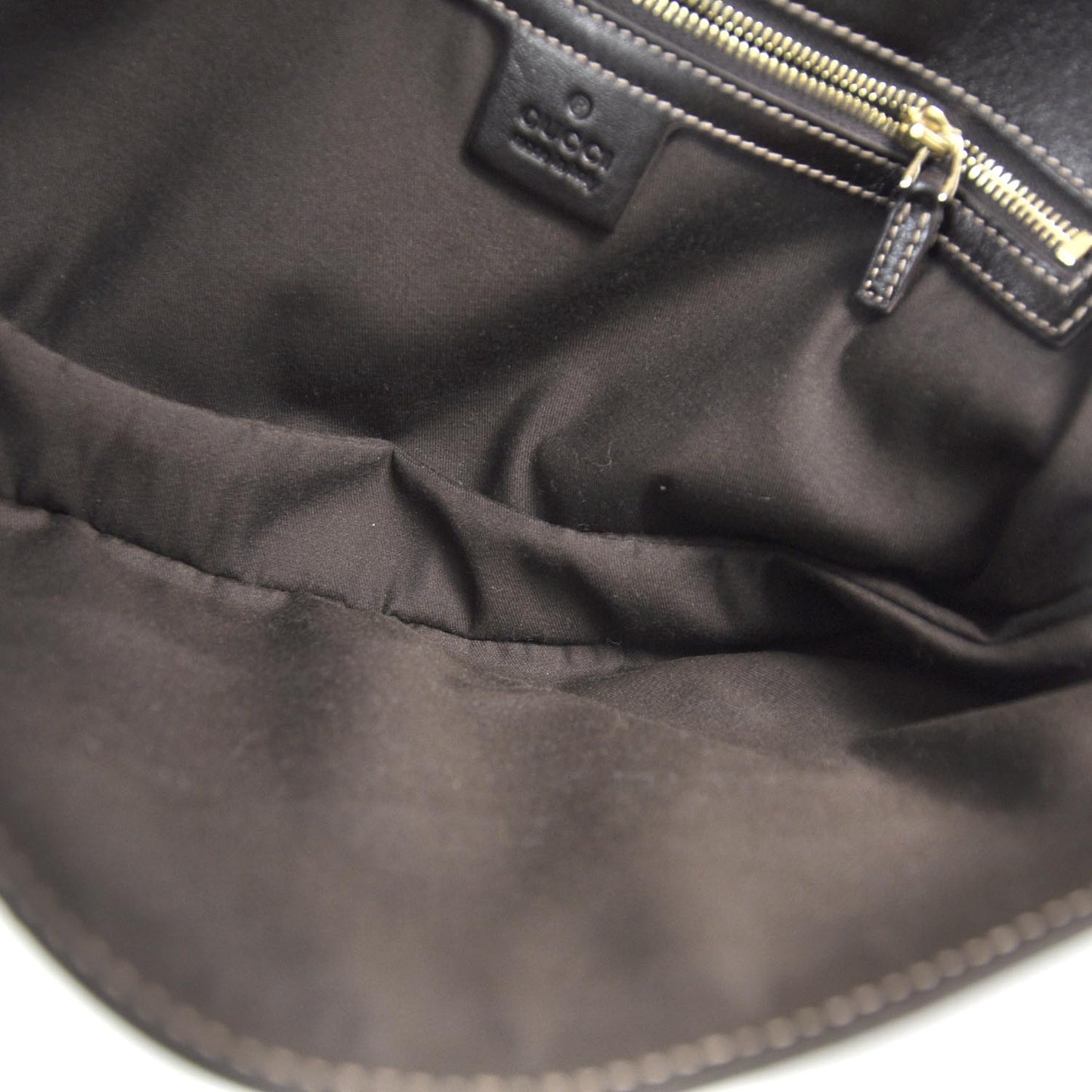 Leather Britt Shoulder Bag Dark Brown