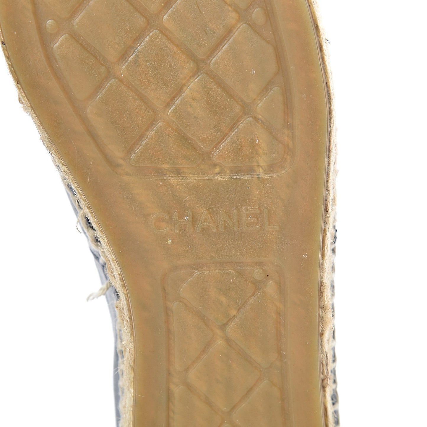 Lambskin CC Espadrilles 39 Navy Black