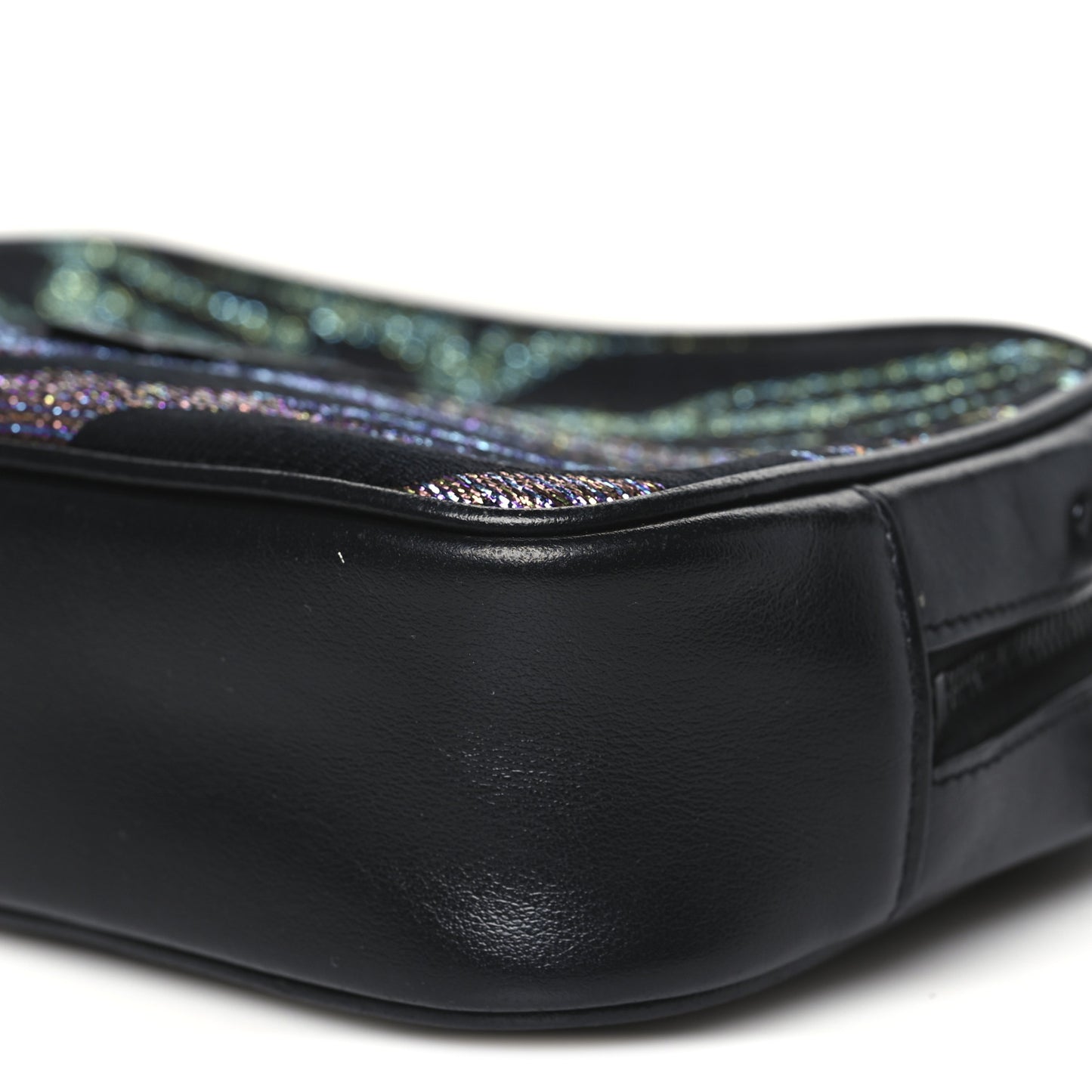Canvas Calfskin Metallic Tiger Print Monogram Mini Lou Camera Bag Multicolor