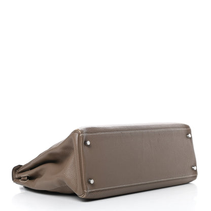 Hermes Togo Kelly Retourne 40 Etoupe 4 of 21