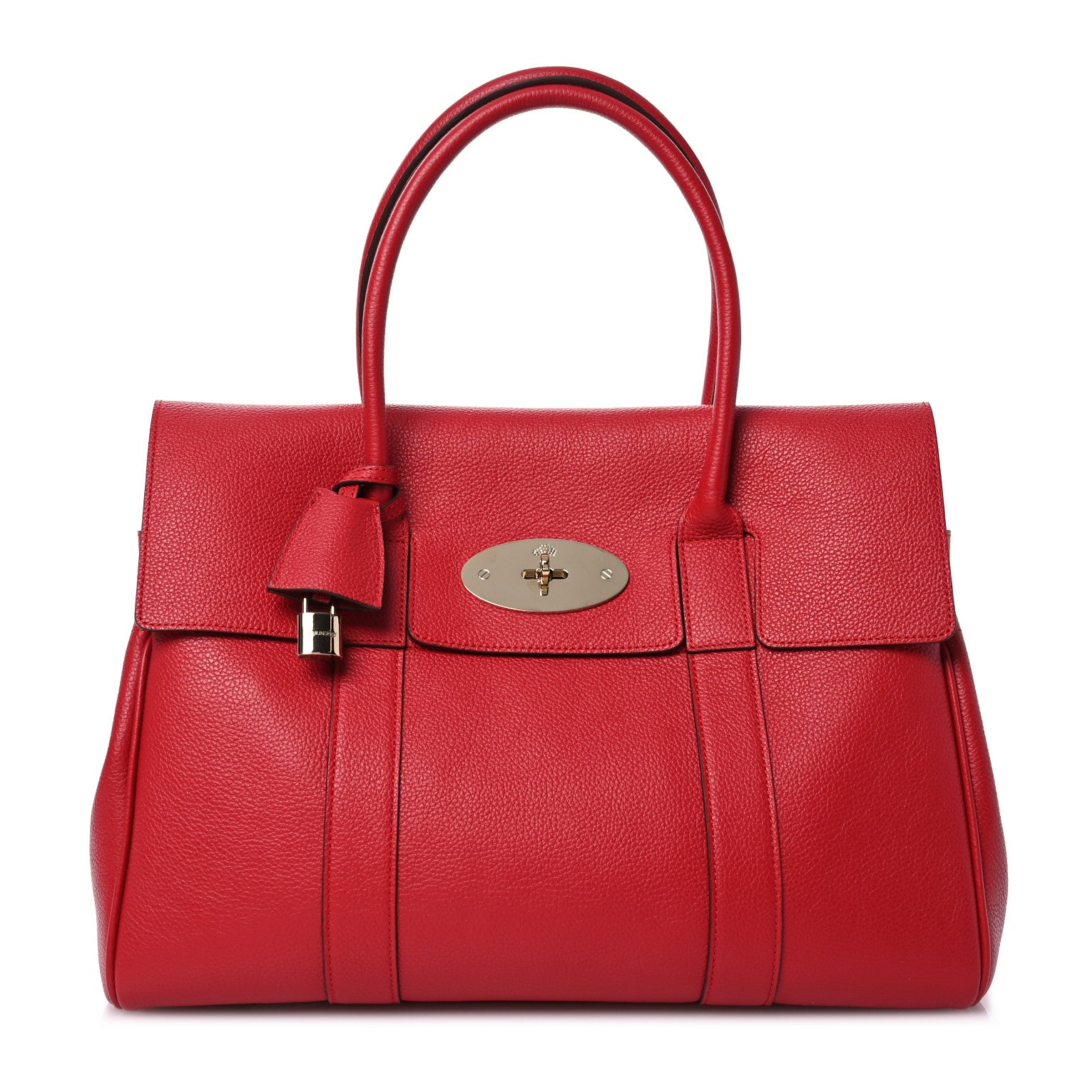 Mulberry Small Classic Grain Bayswater Scarlet Red 1 of 11