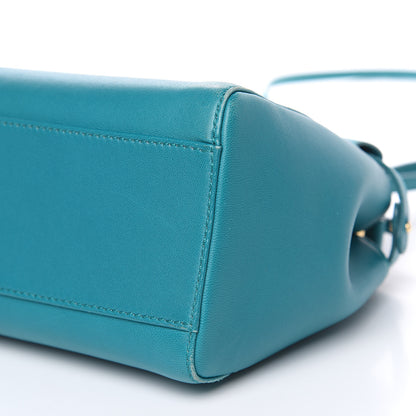 Fendi Nappa Mini Peekaboo Iconic Satchel Lago 10 of 18